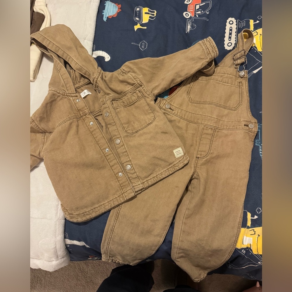 Zara overalls & matching jacket